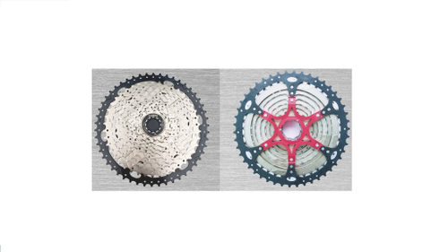 Кассета SUGEK MTB, 11 скоростей, 11-46T, сталь, алюминий, никелированная