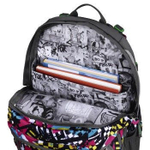 Рюкзак coocazoo EvverClevver2 Checkered Bolts серый/красный