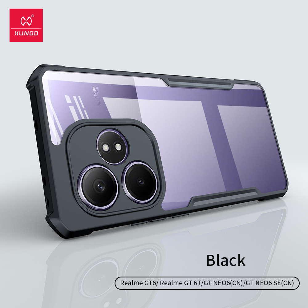Чехол для Realme GT6 / GT6T / GT Neo 6 / GT Neo 6 SE противоударный с усиленными углами XUNDD