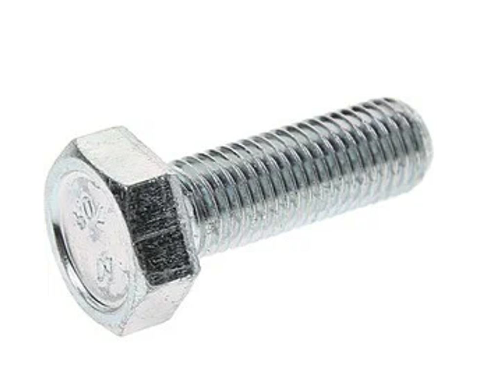 Болт10х 30х1.25 (10.9) корзины сцепления КАМАЗ (белый, полная резьба) 870012 (ОАО «БелЗАН»)