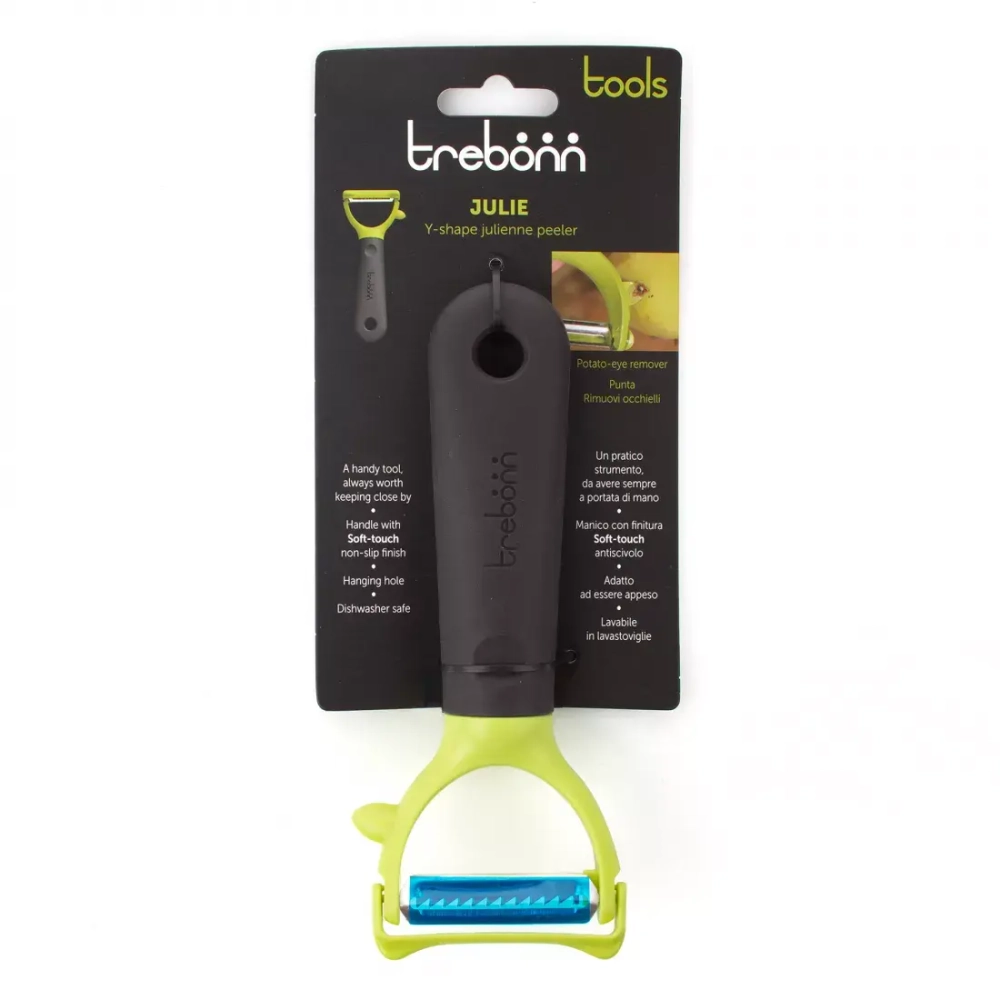 Овощечистка и овощерезка 2-в-1 16.5см Trebonn Kitchen Tools