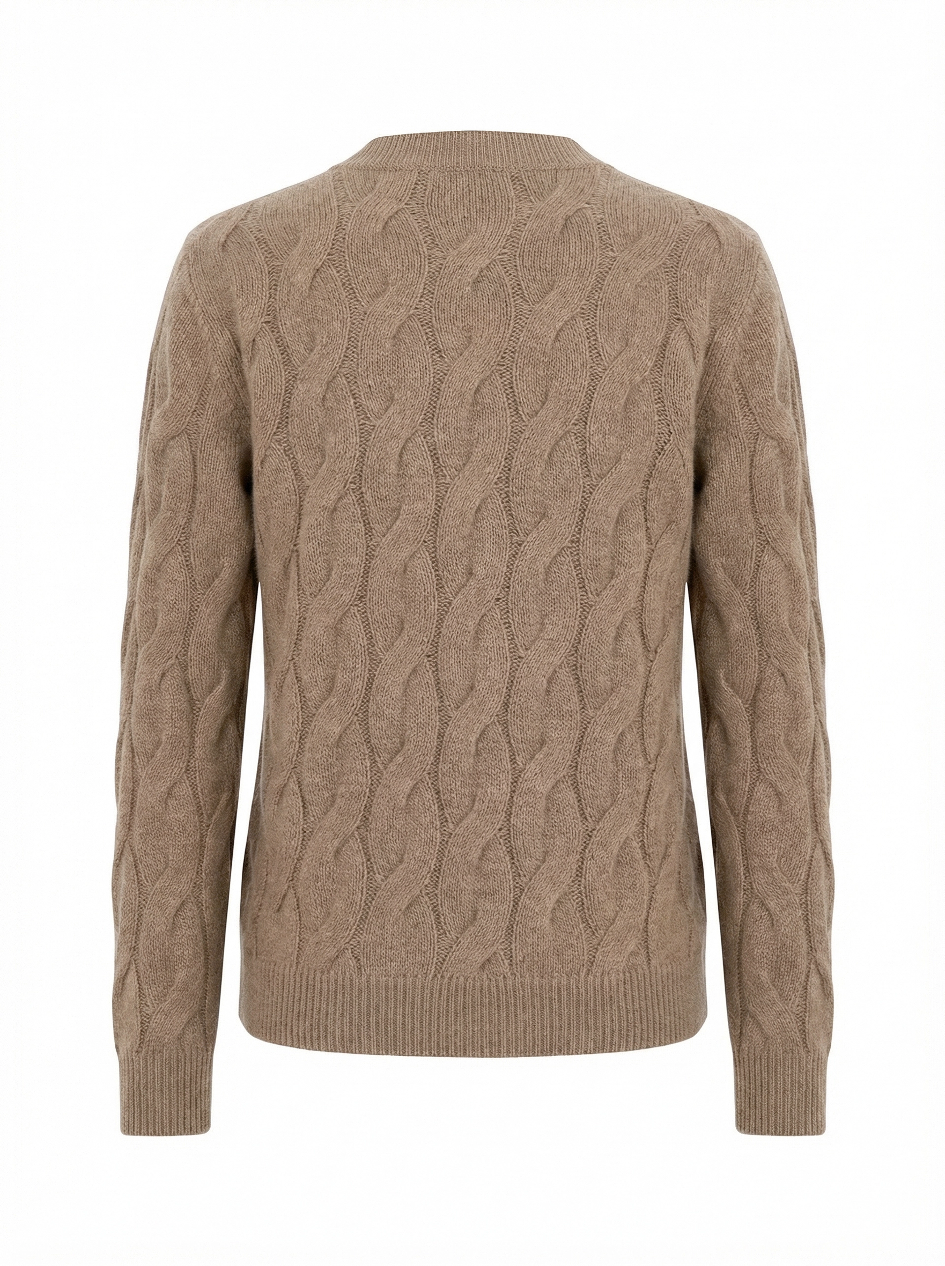 Кашемировый кардиган с косами