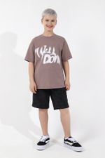 Фуфайка (футболка) для мальчика  Леон-3 Виотекс БЕЖЕВЫЙ