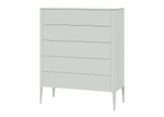 Комод Type 5 ящиков ширина 100 см (белый)