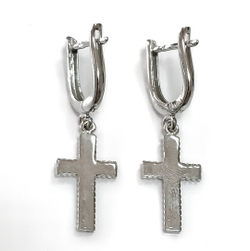 Ювелирные серьги из серебра