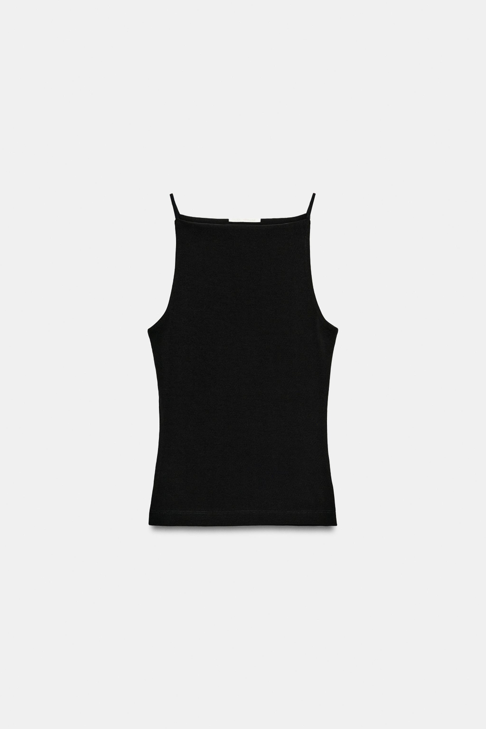 ZARA ТОП НА БРЕТЕЛЯХ, ЧЕРНЫЙ