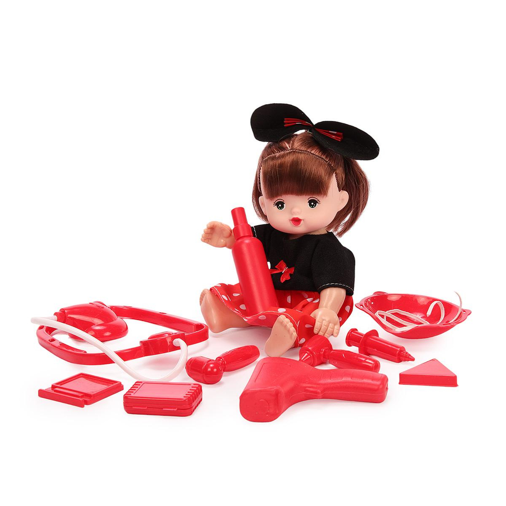 Аксессуар для куклы Стульчик для кормления с куклой, пакет CS5817-2