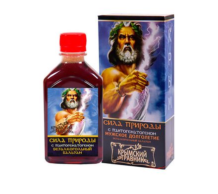 Бальзам безалкогольный "Сила природы" мужское долголетие