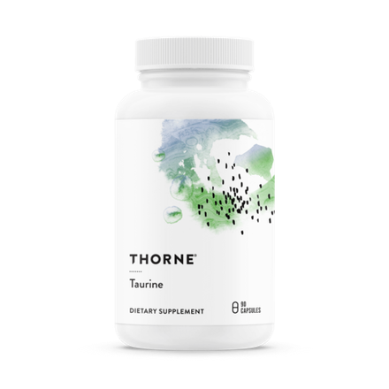 Thorne Research, Таурин, Taurine, 90 капсул