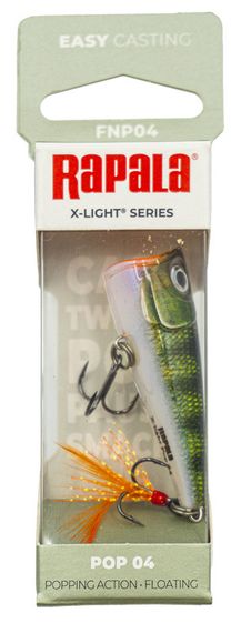 Воблер RAPALA X-Light Pop 04 /PEL