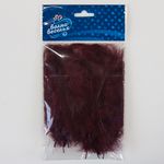 Перья, Премиум, Бургундия, 12-15 см, 30 шт.
