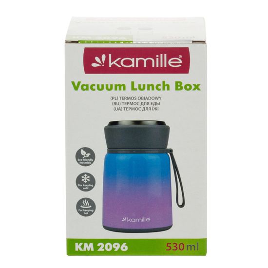 Термос пищевой 530 мл. из нержавеющей стали Kamille KM-2096