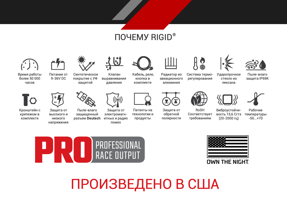 30 ” RIGID Adapt – Светодиодная балка Адаптивный свет