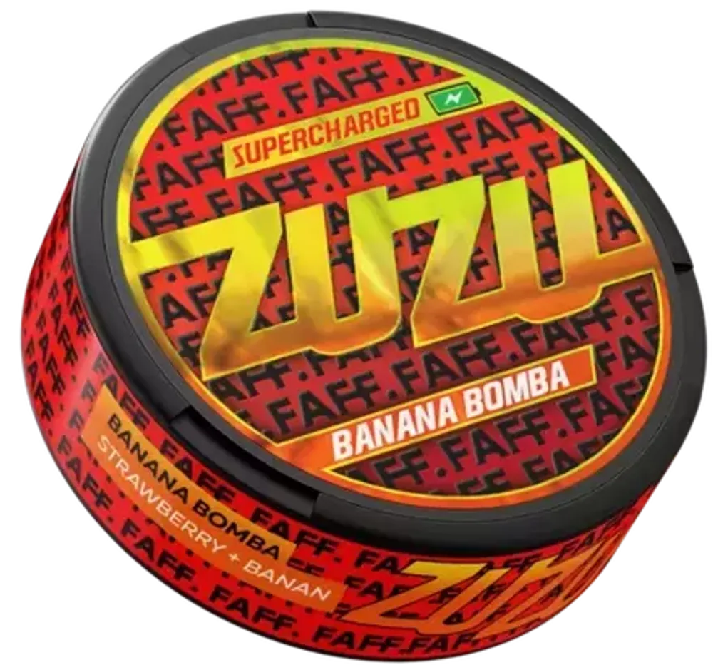 ZUZU BY FAFF BANANA BOMBA (150 МГ) - БАНАН, КЛУБНИКА