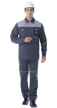 Куртка "Подряд" (т.серый/св.серый)