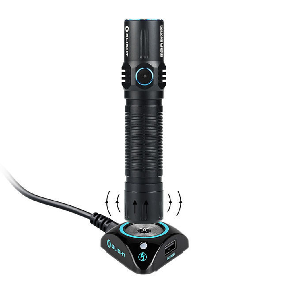 Фонарь светодиодный тактический Olight M2R Warrior CW холодный (комплект)*