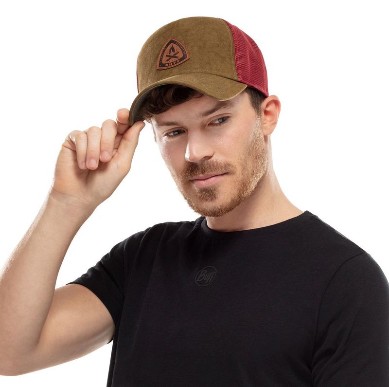 Кепка-бейсболка Buff Trucker Cap Lowney Khaki Фото 2