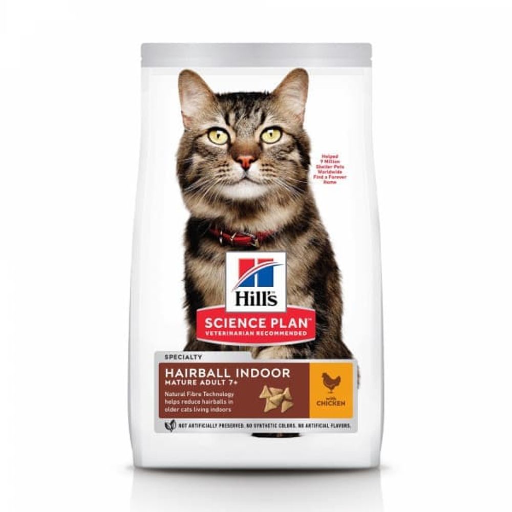 Hill's SP Hairball Indoor 1,5кг корм для кошек с курицей (выведение шерсти из ЖКТ) Hill's SP Hairball Indoor 1,5кг корм для кошек с курицей (выведение шерсти из ЖКТ)