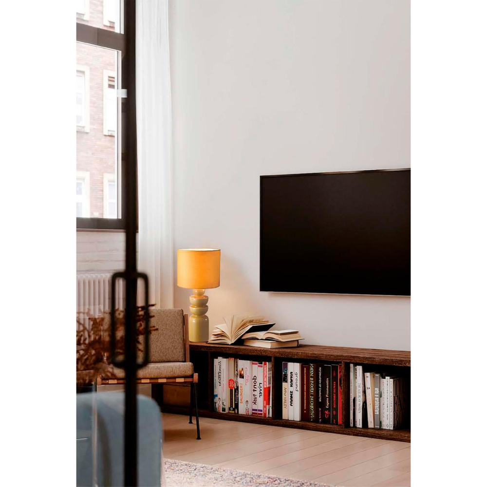 8130/1T MODERNI LN25 377 желтый, керамика/текстиль Настольная лампа E27 1*60W 220V SEGI