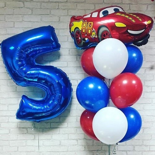 Композиция из шаров на День Рождения на 5 лет