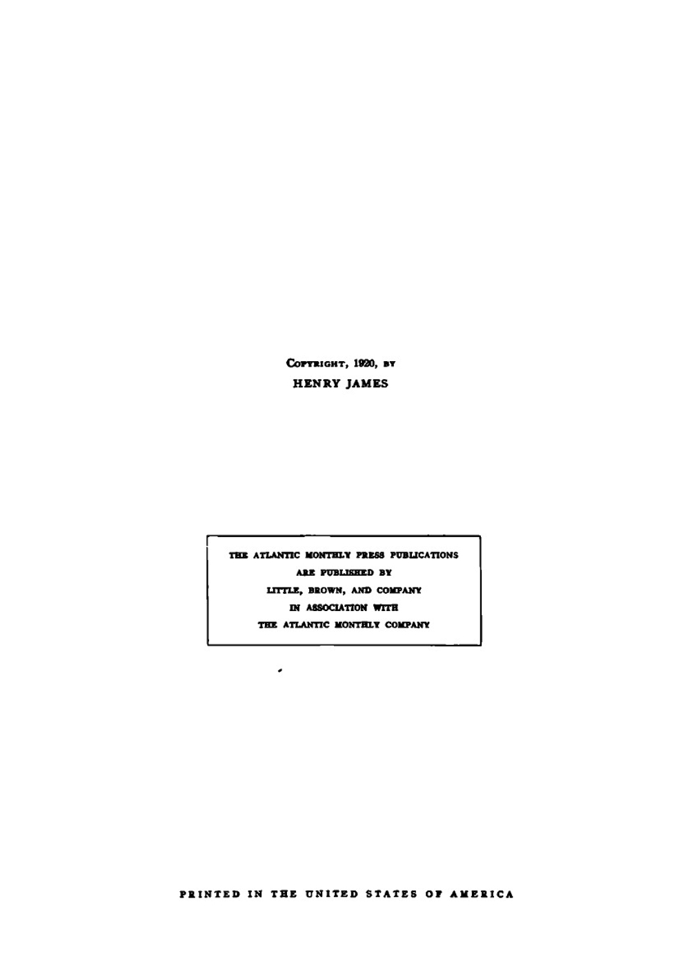 The Letters of William James. Volumes 1-2 | Henry James