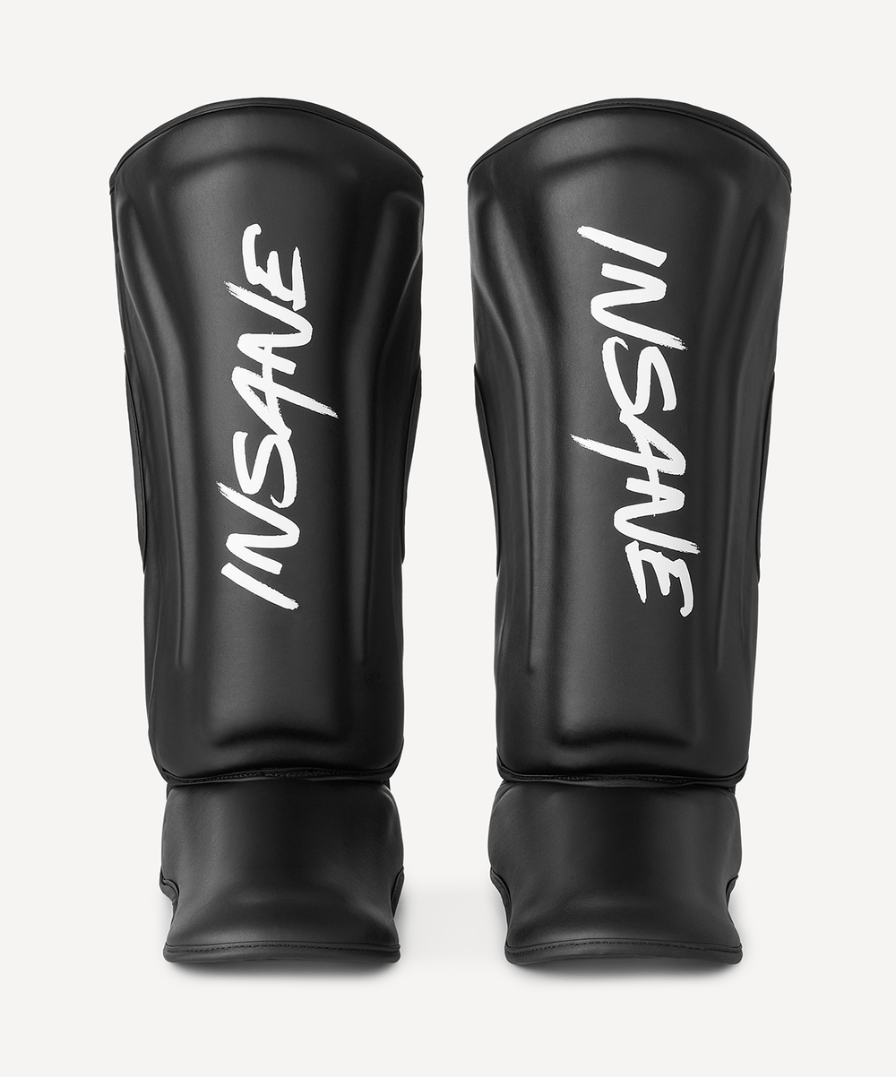 Защита голень-стопа INSANE IMPACT, тренировочная, черный