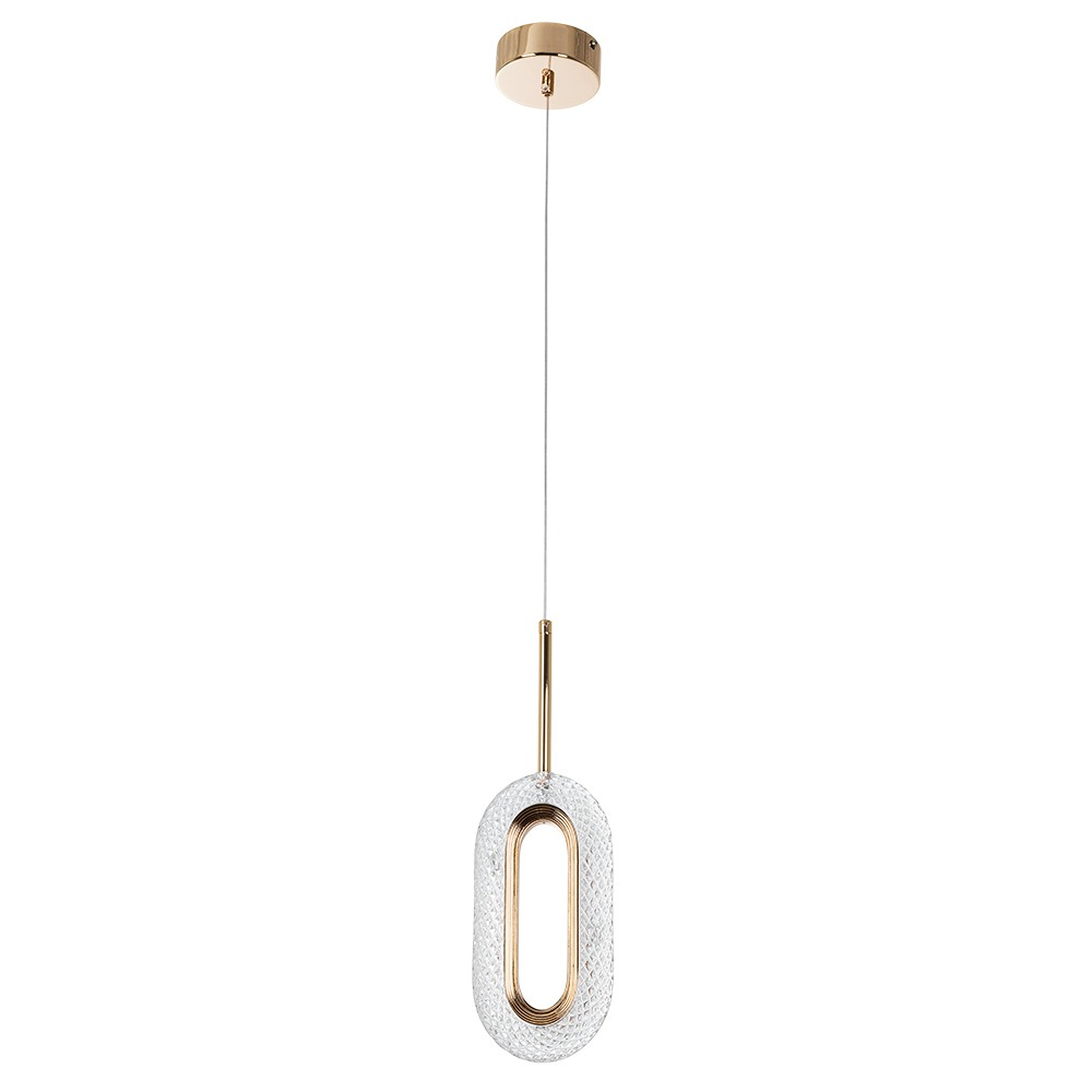 Подвесной светодиодный светильник Arte Lamp OVALE A2489SP-1GO