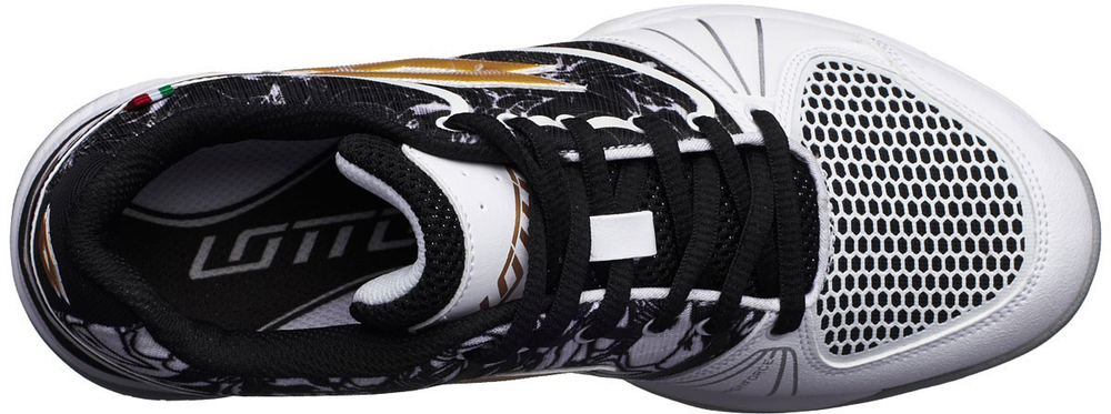 Женские Кроссовки теннисные Lotto Esosphere Clay W - black/gold