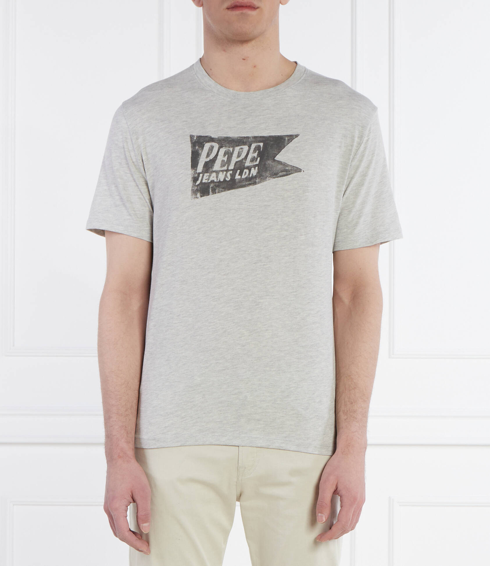 Футболка SINGLE CARDIFF Pepe Jeans London - серый(PM509401)