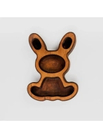 Менажница "Зайчик" из Сибирского кедра