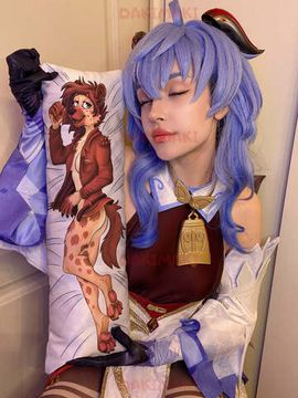 Мини дакимакура Фурри из Фурри арт. M0666, 60х20 см