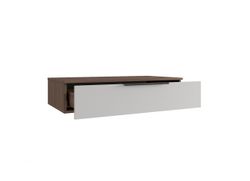 МС Роза Тумба подвесная 900 Орех Франклин/Белый Скин, ДСВ Мебель