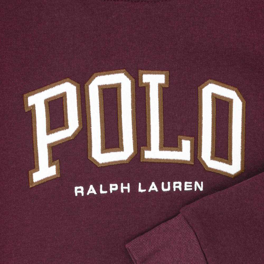 Худые HOOD MOD #2-KNIT POLO RALPH LAUREN - бордовый(919501)