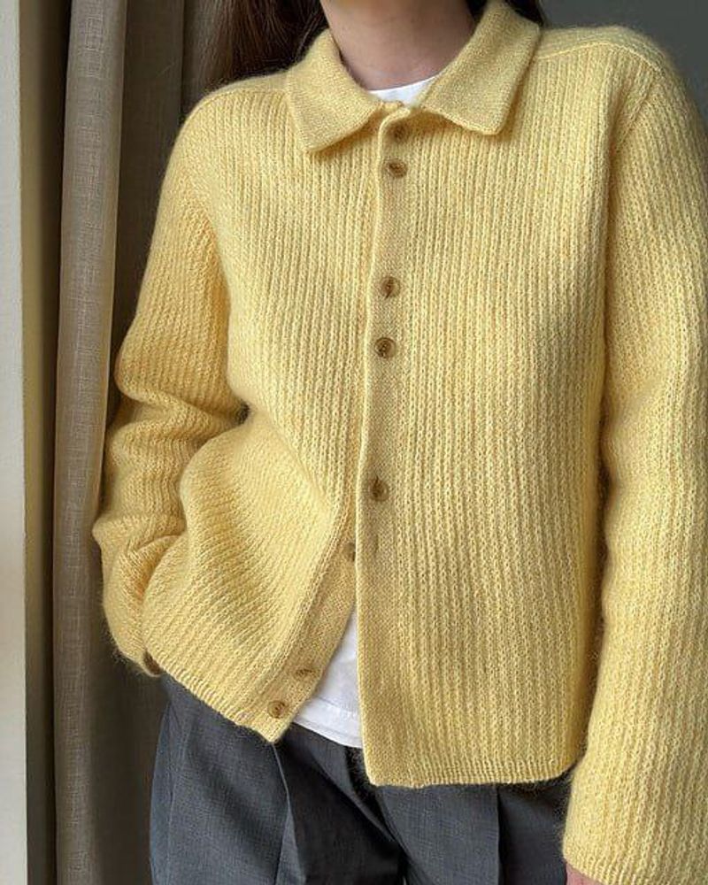 Описание по вязанию кардигана спицами "Chantal"