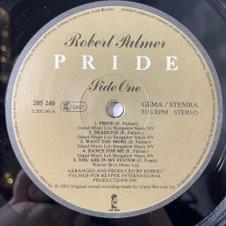 Винтажная виниловая пластинка LP Robert Palmer Pride (Germany 1983)