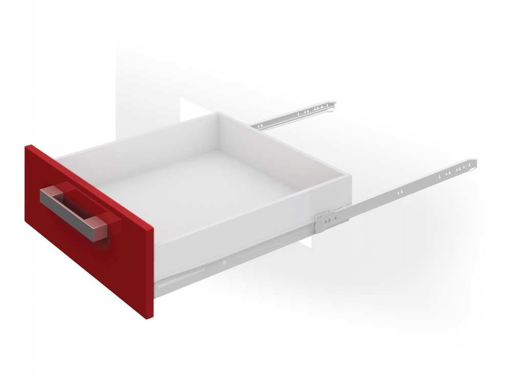 Роликовые направляющие механизмы усиленные DS03W.1/400 белый (25) (Boyard)