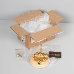 Настенный крючок Oliva Branch (Олива Бранч) Айс Античное серебро