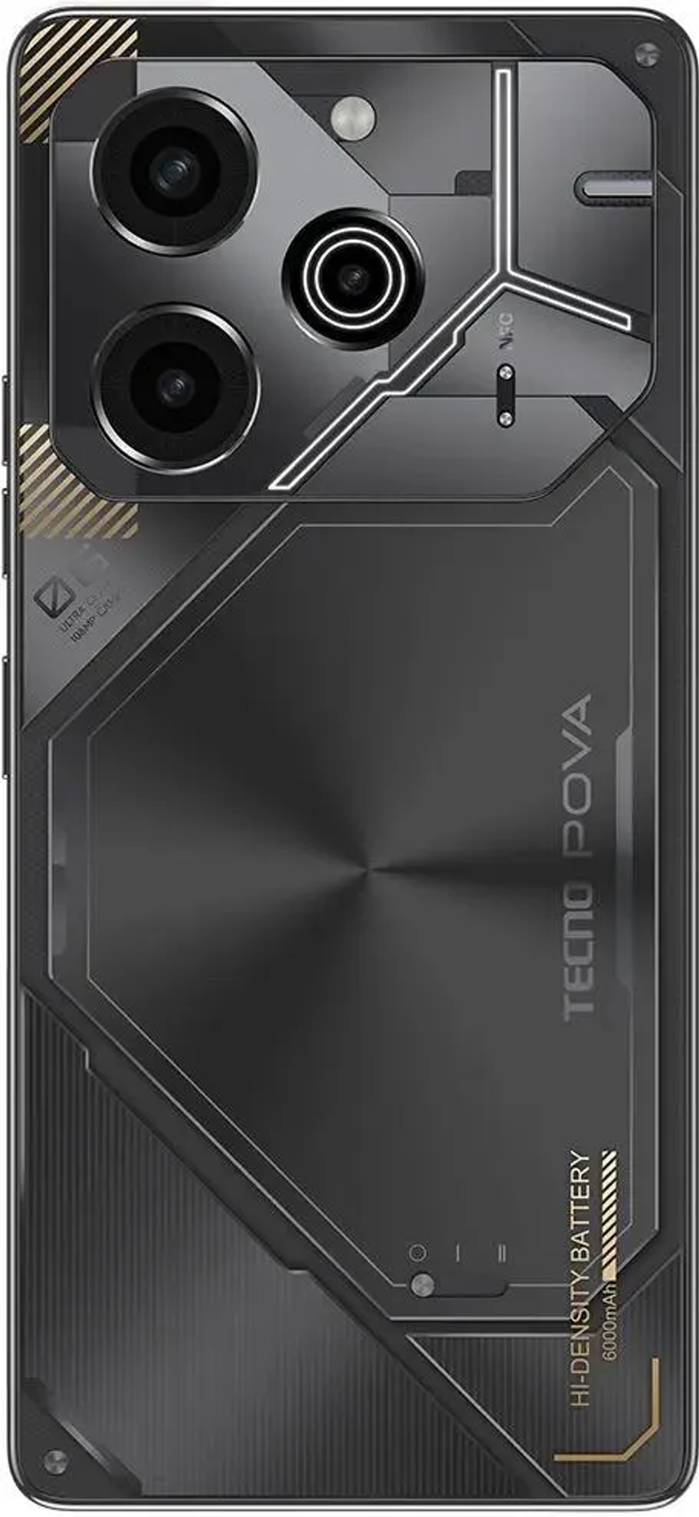 Смартфон TECNO POVA 6 Pro 5G 12/256GB Meteorite Grey