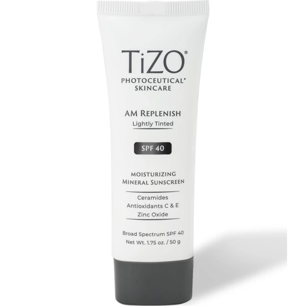 Photoceutical AM Replenish SPF 40 Lightly Tinted | Дневной питательный крем с оттенком, 50 мл