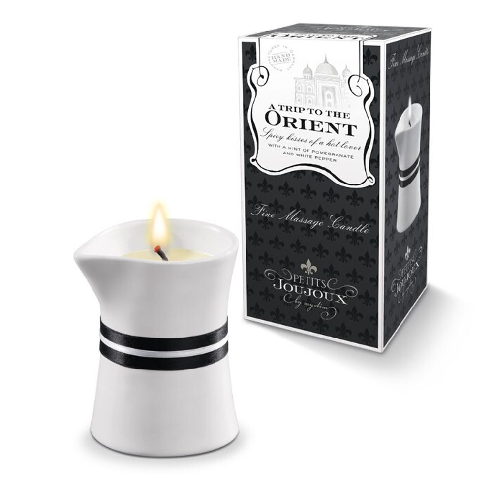 46724 / Petits Joujoux Orient Аромат –Гранат и белый перец, массажное масло в виде свечи. 120гр.