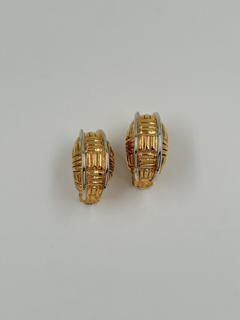 Клипсы полукольца биколор