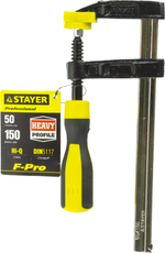 STAYER Hercules-F HF-15/5, 50 х 150 мм, усиленная струбцина F, Professional (32095-050-150)