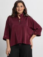 Блуза Серенада (бордовая) Б15135-24М LT Collection