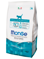 Гипоаллергенный корм Monge Monoprotein для котят и беременных кошек (утка), 1,5 кг
