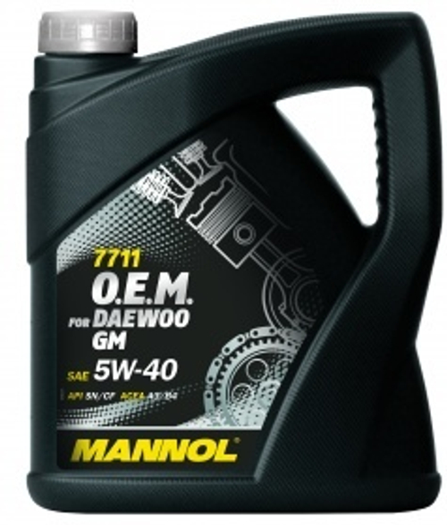 Mannol 7711 O.E.M. Daewoo - GM 5W-40