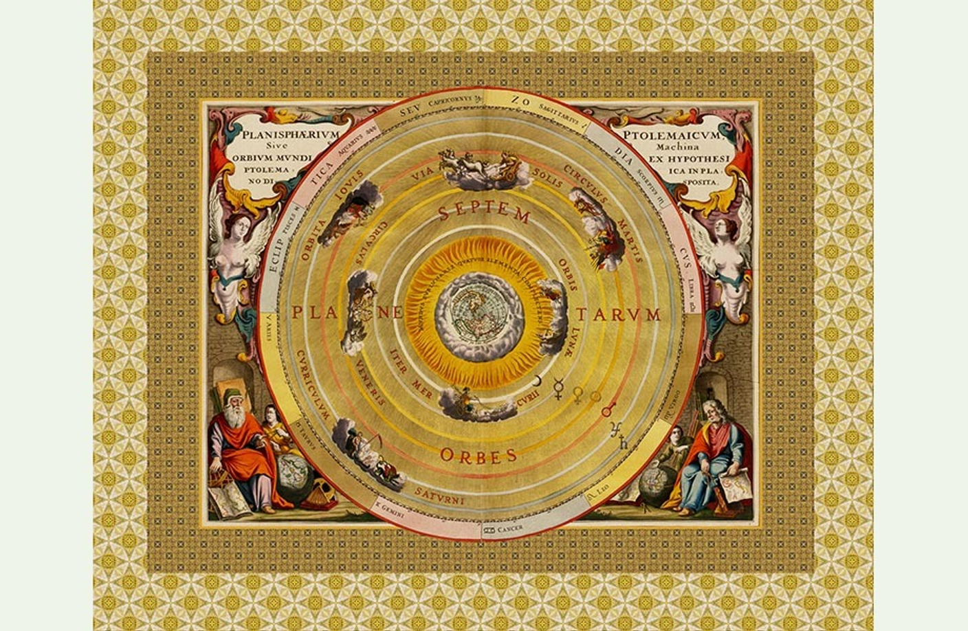 Старинная карта мира Птолемея