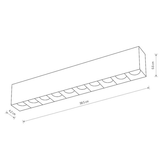 Накладной светильник Nowodvorski Midi Led White 10053