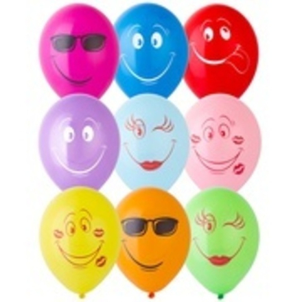 Шар с рисунком 14" Улыбка