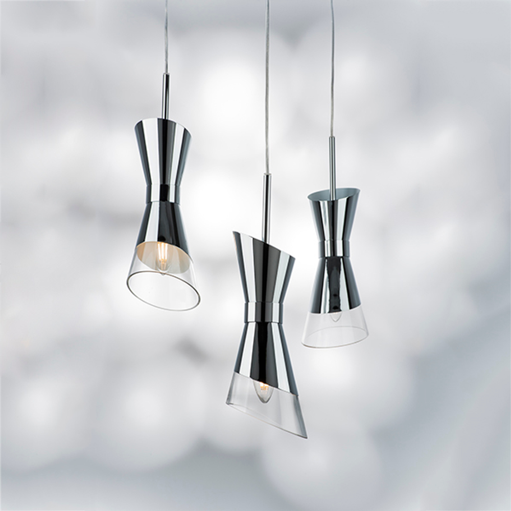 817014 Люстра STRATO 1х40W E14 ХРОМ