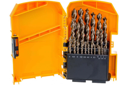 Набор сверл по металлу COBALT INDUSTRIAL 8% (29 шт.) в боксе Midisafe DEWALT DT4957